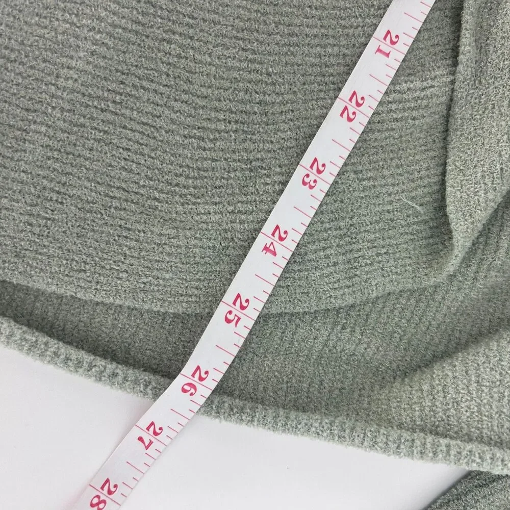 Barefoot Dreams CozyChic Ultra Lite Cocoon Cardigan Womens 2XL Green Beach Glass